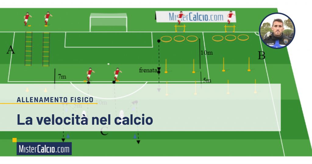 la velocità nel calcio