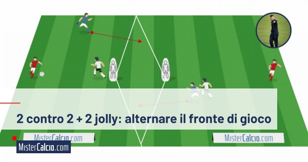 2 contro 2 + 2 jolly alternare il fronte di gioco