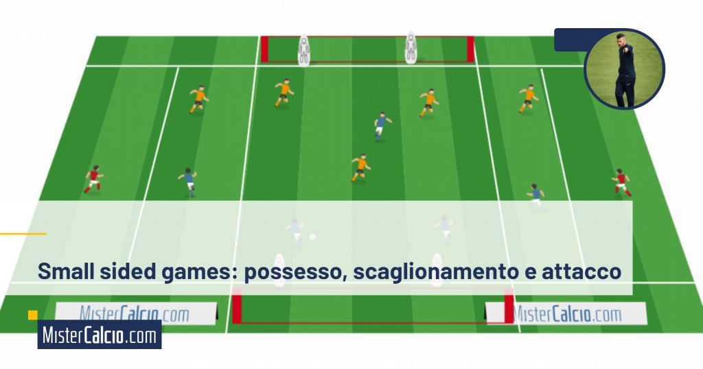 Small sided games, possesso, scaglionamento, attacco alla linea avversaria