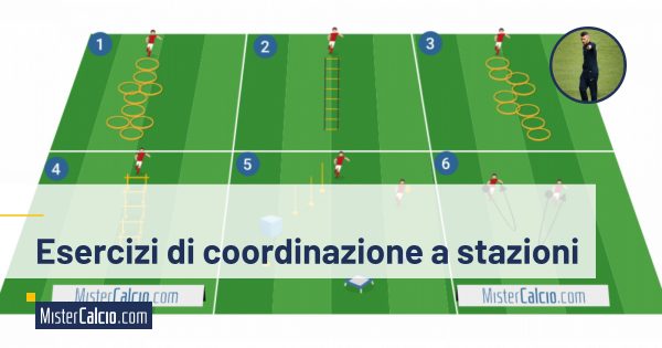 Esercizi coordinazione a stazioni